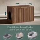 Evermagin 31.5" Cat Litter Box Enclosure Furniture