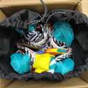 Bright Starts Pop 'N Jump Portable Baby Jumper, Foldable Indoor/Outdoor Baby Jumper with Sweet Treats with Sensory Activities, Ages 6–12 Months