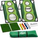 Par 1 Backyard Golf Cornhole Game, Golf Gifts for Men, Golf Accessories for Men, Golf Chipping Game, Golf Equipment, Golf Games for Adults Indoor, Golf Stuff, Golf Training Equipment, Golf Gift