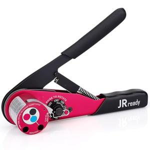 JRready Deutsch Crimp Tool Turret-Style (ACT-DT1 Equivalent to HDT-48-00) for DT/DTM/DTP Connectors Size 12/16/20 Solid Contacts (12-22AWG), 8-Indent Deutsch Crimper