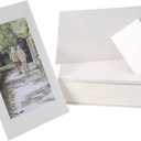 50 Pack Standing Paper Picture Frames 4x6,Cardboard Photo Frame with Easel,Paper Photo Frame Cards,Gallery Frames Bulk For Mother's Day Father's Day Graduation Birthdy Wedding Classroom Craft DIY, White