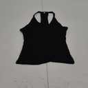 iGENJUN Workout Tops for Women Racerback Basic Tank Summer 2025 Camisole V Neck Slim Fit Ribbed Sleeveless (Large, Black)