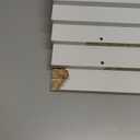 Furinno Ladder Display Shelf, 5-Tier, White (5 Tier, White)