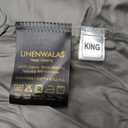 Click to see full view
4+
2 VIDEOS
	
	
LINENWALAS Fitted Sheet Only Viscose Derived from Bamboo, Bottom Sheet for King Size Bed – 16” Deep Pocket, All Around Snug Fit – Cooling, Breathable, Soft, Hypoallergenic (Light Grey, King)