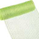 Timgle 8 Rolls Spring Easter Decor Mesh Ribbon for Wreath Making 10in x 30ft Pastel Colorful Poly Burlap Mesh Roll Fabric DIY Crafts for Holiday Wedding Decor Decorative(Multicolor)