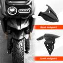 Mokuo Motorcycle Front Fender Modification Kit Set in PP Material Compatible with YAMAHA Zuma 125cc 2023