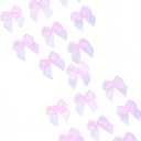 50 Pcs Pink Bows, Mini Satin Ribbon Bow, Tiny Craft Bows for DIY, Cheer Pins, Wedding & Gift Box Decor (Pink)