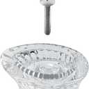 Moen 96797 Chateau Collection Replacement Tub and Shower Faucet Knob Handle Kit, Chrome and White Insert (Pack of 1)