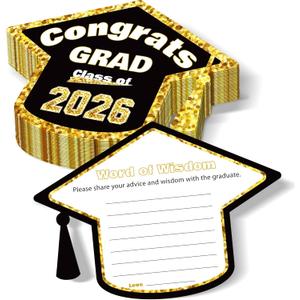 7 x OHOME Graduation Decorations 2026-40 Pack Graduation Cards - Graduation Party Decorations - Graduation Decorations Class of 2026 | Congrats Grad Card for Class of 2026 Decorations Party Supplies