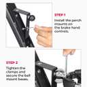 KEMIMOTO Super73 Cup Holder PU Leather Compatible with Super73 Under Seat Drink Holder Super 73 Accessories Black