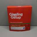 Giggling Getup Ugly Christmas Sweater with Light, LED Ugly Christmas Sweater for Women Men Kids 2025 Christmas Tree (Black), L