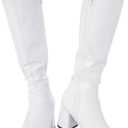 Rubies Women's Costume GoGo Boots, White, 9