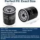 2540086 Oil Filter 2540122 2540006 for Polaris Ranger 570 700 800 900 Crew XP, General 1000 RZR 570 800 900 1000, Sportsman 600 700 800 ATV, ACE 900 570 500, RZR S 800, RZR 4 800 900