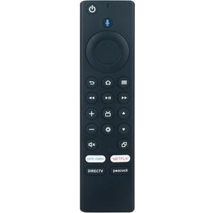 Replacement Voice Remote Commander Compatible with Amazon Omni Series 4K UHD TV QL65F601A QL43F601A 4K75M600A QL50F601A 4K43M600A 4K65M600A QL75F601A QL55F601A 4K55M600A 4K50M600A