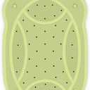 Bath Mat for Tub Non Slip Baby, 30"x18" Bathtub Mat Non Slip Kids, Shower Mat Natural Rubber no Odors, Textured Surface and Strong Suction Cups for Double Anti-Slip, Easy to Clean, Green