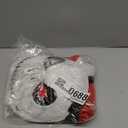 Skeleton Costume Kids Christmas Halloween Santa Costume with White Beard Red Hat Nightmare Party Before Props (X-Large)