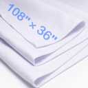 XSEINO Ice White Large Felt Fabric 108" X 36 "(3 Square Yards), 1.4 mm Thick Soft Felt Fabric Sheet for Crafts, White Series Colors Soft Nonwoven Fabric, Fit for Decoration, Sewing, DIY Crafts