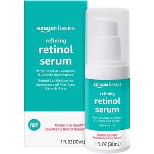 Basics Retinol Serum for Face, 1 Fluid Ounce, 1Pack