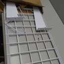 WALMANN 2 Pack Garage Wall Shelves, 45x15 inch Wall Mounted Storage Shelves for Garage Heavy Duty Floating Shelf, Holds Up to 220 lbs(White)
