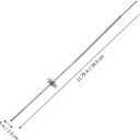 KESYOO 10pcs Stainless Steel Bbq Skewers Gear Grill Picks Rotating Meat Skewers for Barbecue Grilling Accessories