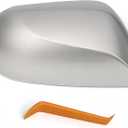 Right Side Mirror Cover Cap Compatible with Camry 2018-2023, Silver color Rearview Mirror Cover Cap (Only Fit for Singal Light Type)