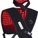 Red Light Therapy for Neck and Shoulder Pain Relief 850nm Near Infrared Therapy Set Wearable Wrap Devices for Upper Back Neck Shoulders Body Muscle Relax Home Use Treatment Pad FDA Cleared