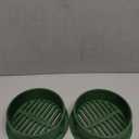 Meonum 2 Pcs 6" Round Grate Drain Cover, Outdoor Round Flat Grate Cover Fits 6" Drain & Sewer, for Triple Wall Pipe, Corrugated Landscape Pipe, Small Lawns