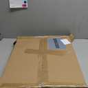 Large Tv Tray Side Table Sofa Tray for Couch Heavy Metal Base Swivel/Adjustable Height, Sofa Bed Bathroom Study TV Tray C Shaped End Table Food Snack Trays for Eating (15.7*19.7 in, Brown)