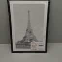upsimples 13x19 Picture Frame, Display Pictures 11x17 with Mat or 13 x 19 Without, Wall Hanging Poster Frames, Black, 1 Pack