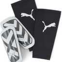 PUMA Ultra Light Sleeve Soccer Shin Guards (X-Small, Puma Black-Puma White)