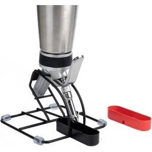 Whipped Cream Dispenser Stand with Cleaning Kit, Upside Down Holder, 4.9 x 5.9 inches