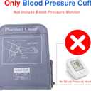 3XL Blood Pressure Cuff, Adult Cuff, Compatible with Most Monitors, ARM Blood Pressure Replacement Cuff with 8 Connectors(3XL)