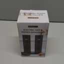 SIMPLETASTE Electric Salt and Pepper Grinder Set, One-Handed, Battery Powered, Adjustable Coarseness, LED Light, Pepper mills with stand, Seasoning Tools for Kitchen, Dining or Gifting (Space Gray)