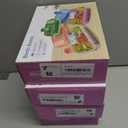 4 x Lunch Box Kids,Bento Box Adult,Lunch Containers for Adults/Kids/Toddler,5 Compartments Bento Lunch Box with Sauce Vontainers,Microwave & Dishwasher & Freezer Safe(Purple)