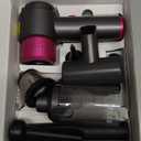 EYYA Handheld Cordless Car Vacuum Cleaner, 4-in-1 Portable Mini Car Vacuum Cleaner, 15000PA High Power & Air Duster with LED Light for Home Office (Grey Pink)