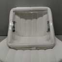 Sidanli Blue Bar Stools Set of 2, 24 Inch Velvet Counter Height Bar Stools with Footrests, Modern Bar Chairs for Home, Kitchen Island, Dining Room