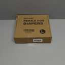 XPCARE Reusable Dog Diapers - 4 Packs Absorbent, Leak-Proof for Female Dogs (Large)