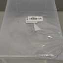 CD Storage Box, Stackable Clear Plastic CD Organizer