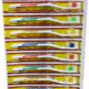 72 count Assorted Colors Adult Toothbrushes BOGO 