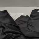 Witch Costume Black Dress for Women Halloween Wizard Suit with Hat, Glasses (XX-Large)