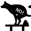 TTRGTFVR No Poop No Pee Dog Sign - Durable Metal Yard Sign to Stop Dogs from Pooping in Yard, Weatherproof 15.2x11.8 Inch Outdoor Warning Sign (1Pack, Black)