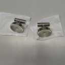 Heavy Duty Reusable Suction Cup Hooks for Shower - No Drill Bathroom/Glass/Mirror/Tiles & Metal Surfaces,and Smooth Non-Porous Surfaces for Towels, Robes, Loofahs (2, Chrome Polished)