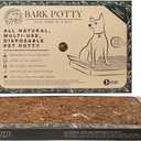 Bark Potty Large Dog Potty Training Box - Disposable, Long-Lasting Pee Pad Litter Replacement - Leak Resistant, Multi-Use, Odor Control, Indoor/Outdoor Toilet Tray