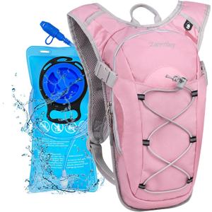 Zavothy Hydration Backpack with 2L Hydration Bladder Water Backpack for Hiking Hydration Pack for Running Cycling Hiking