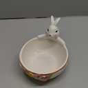 Adorable Easter Ceramic Candy Dish - Easter Bunny Candy Bowl, Dishwasher and Microwave Safe