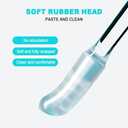 48 Pcs Earwax Removal Adhesive Swabs Ear Wax Removal Tool & Ear Cleaning Tool Kit, with Gentle Removal Stick for All Ages (Single Head)