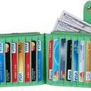 Travelambo RFID Wallet Women Large Size Bifold Multi Card Wallet Case with Zipper Pocke Credit Card Holder for Women