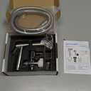 Handheld Toilet Bidet Sprayer for Toilet-Adjustable Water Pressure Control with Bidet Hose for Feminine Wash, Stainless Steel Brushed Nickel Cloth Diaper for Baby Wash (Stainless Steel, 1)