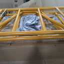 LEADALLWAY Scaffolding Platform 4 Foot High Mobile Baker Scaffolding 770 LBS Capacity with Locking Wheels, Yellow