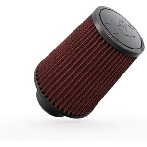 K&N RU-3550 Universal Clamp-On Air Filter: Round Tapered; 3.5 in (89 mm) Flange ID; 5.5 in (140 mm) Height; 4.625 in (117 mm) Base; 3.5 in (89 mm) Top